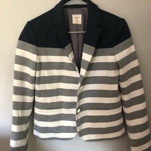 Navy, White Stripe blazer
